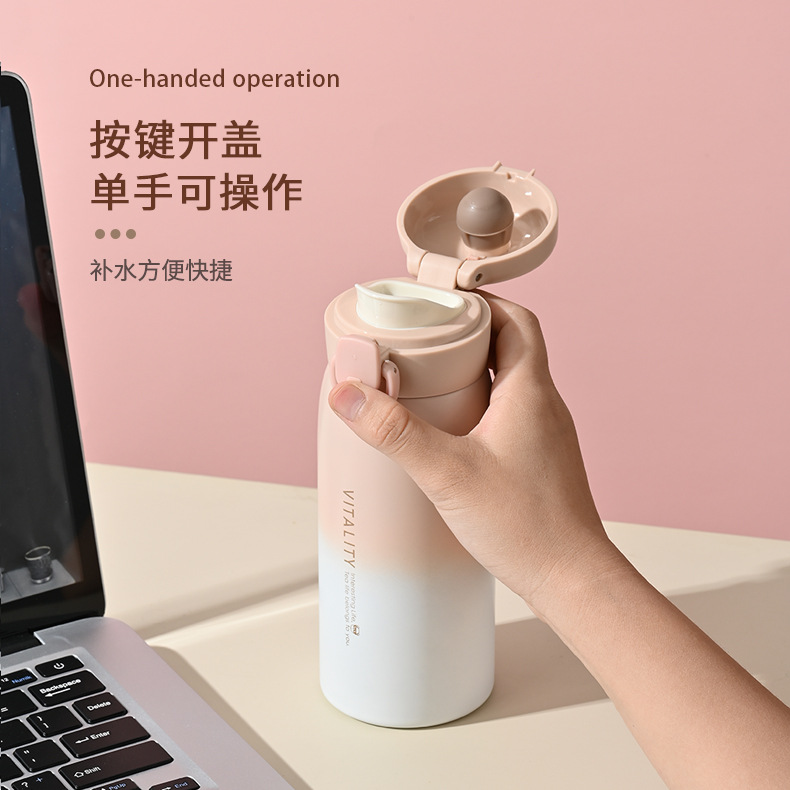保温杯/水杯/保温杯儿童斜跨可爱/杯子/冰霸杯产品图