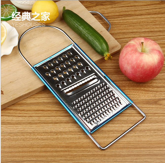 Multi-purpose grater, household grater, multi-functional vegetable cutter, potato shreds, radish shreds and slices, kitchen tools details Picture