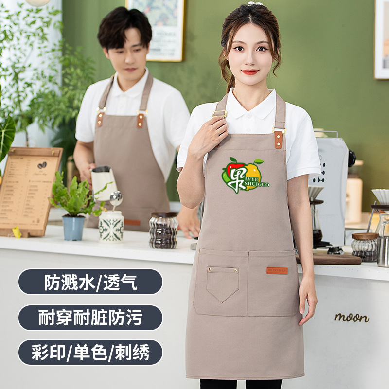 家务围裙、袖套实物图