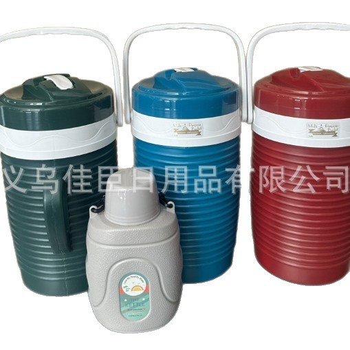 Household insulated water bottle set with water cup, large-capacity beverage, fruit juice, fruit teapot, cold and hot water bottle set for outdoor use Item Picture