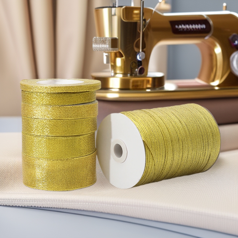 天美葱带0.3CM-5CM金银葱带缎带包装彩带蛋糕织带丝带编织