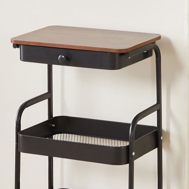 Coffee table with drawers, Chinese-style storage rack, movable table with drawers, trolley, several tables beside the sofa in the living room for storage Specification image