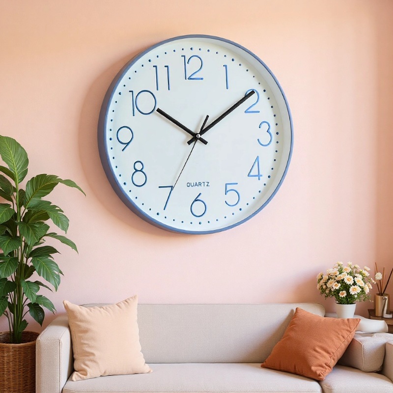 Wall clock, living room clock, simple Nordic fashion, home clock, wall watch, modern creative and personalized quartz clock, wall clock