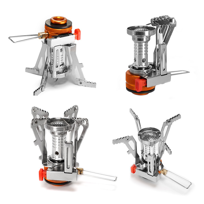 Outdoor portable gas stove, folding burner, travel gas stove, mini camping stove, one-piece burner Specification image