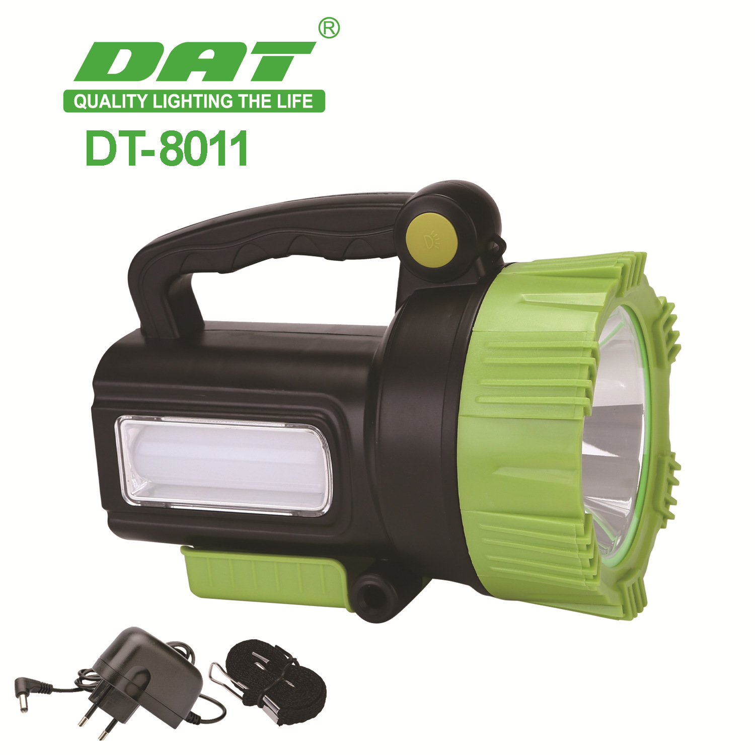 户外探照灯可手持便携式充电应急灯50W大功率LED照明IP65防水超亮