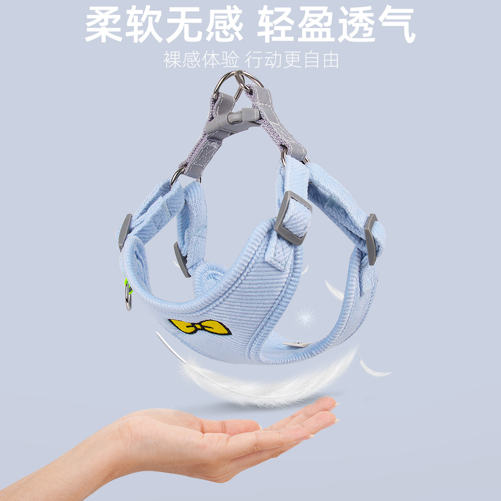 宠物胸背带/狗链牵引绳/狗绳/宠物用品/宠物用品户外遛狗绳子产品图