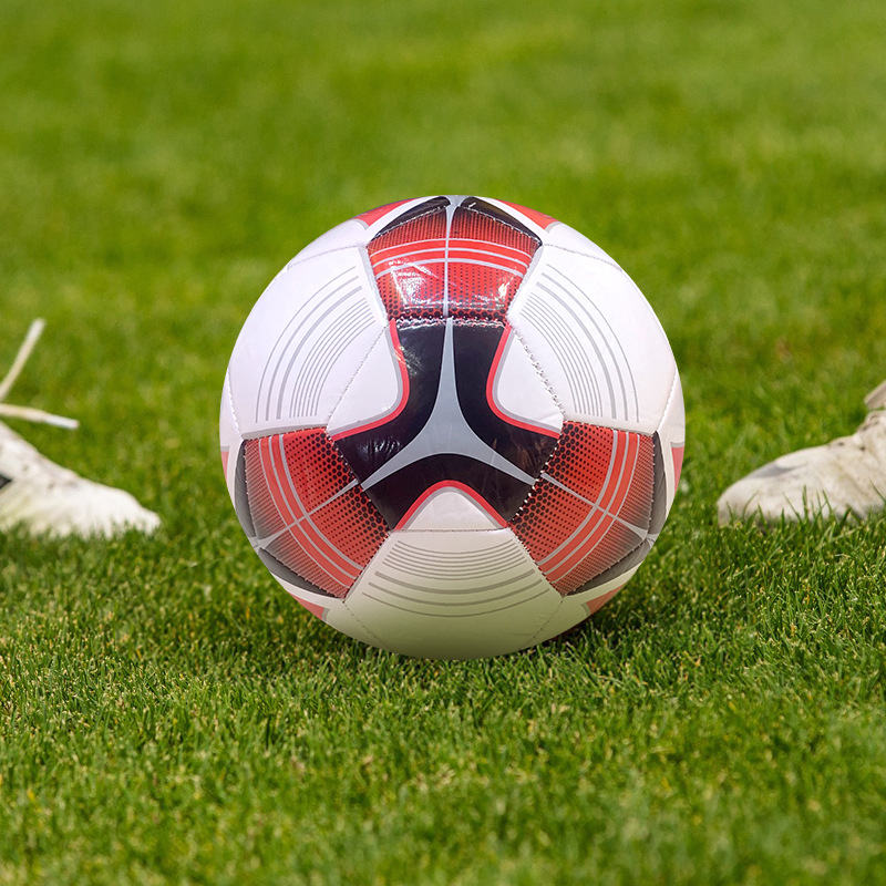 PVC5 thickened foam football training, competition and sports exercise professional ball machine sewing and manufacturing factory wholesale details Picture