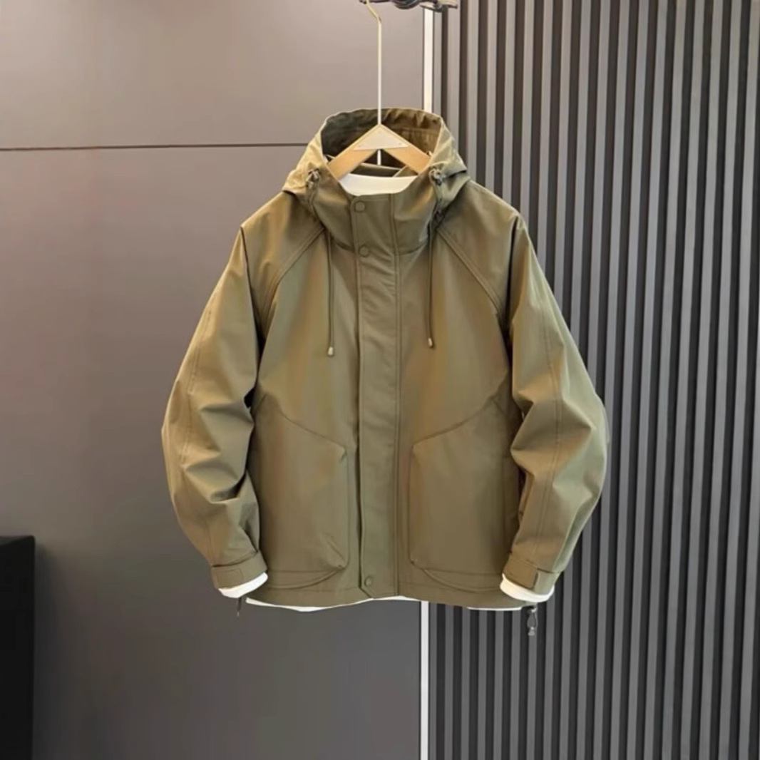 棉服男连帽潮流/棉袄男/棉服/棉衣男宽松潮流/冬天衣服细节图
