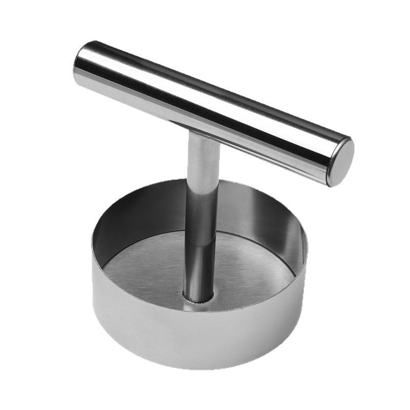 不锈钢圆形压饼器厨房家用手工汉堡肉饼牛肉饼diy饭团饺子皮模具白底实物图