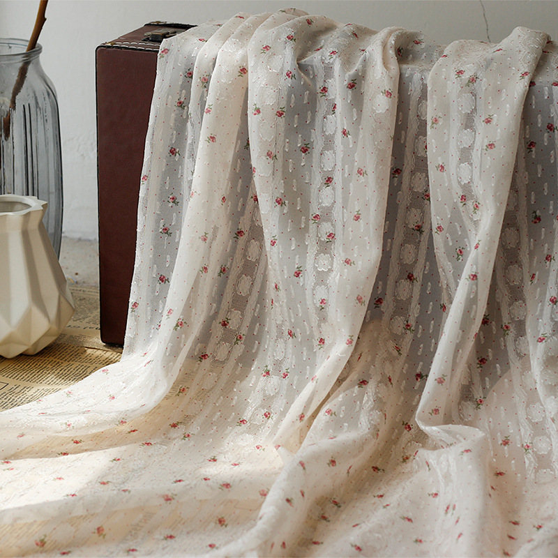 印花、扎染布实物图