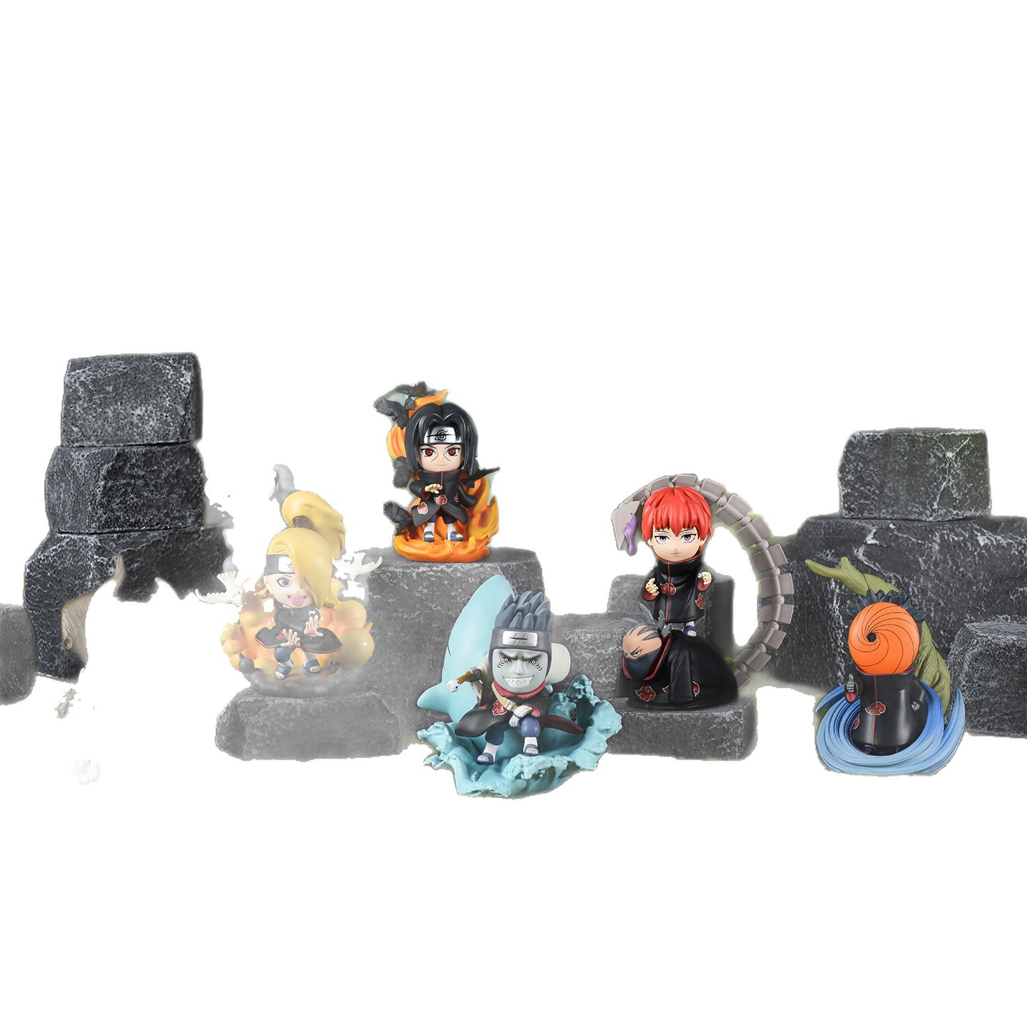 Authentic TOPTOY Naruto Akatsuki Blind Box desktop decoration birthday gift Item Picture