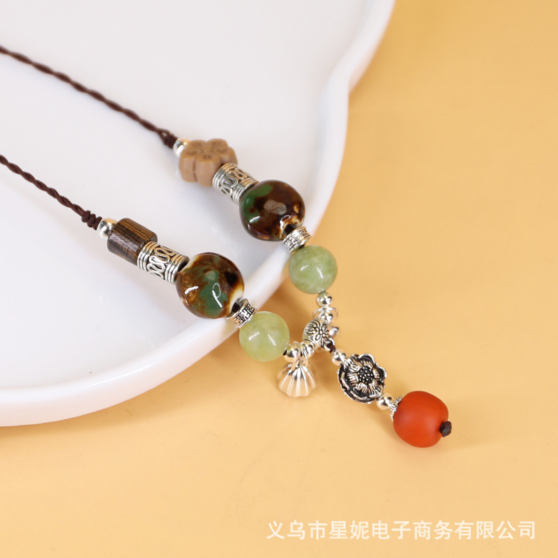 项链/珍珠项链/挂绳/首饰女短款优雅/经典项链细节图