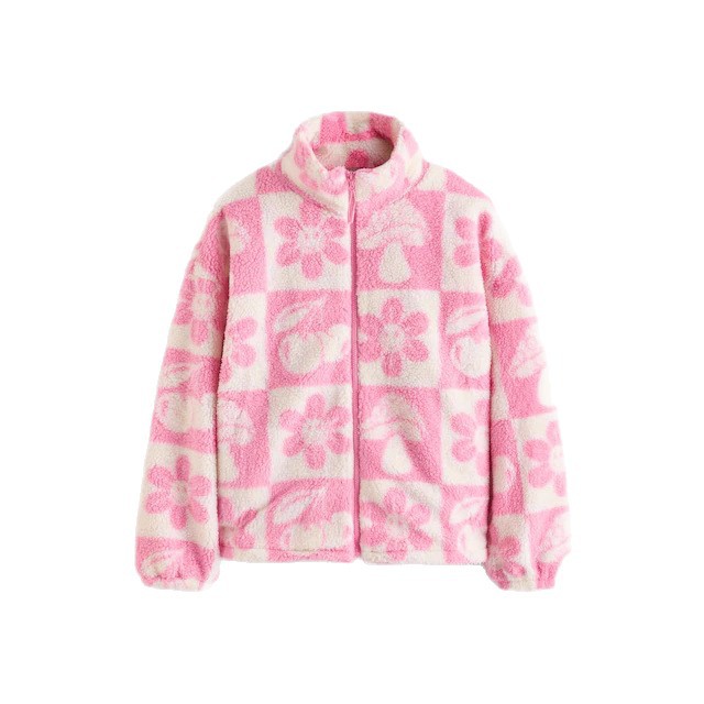 European and American cross-border 2025 winter new polar fleece jacket, women's zipper, elegant commuting, casual and versatile woolen coat Item Picture