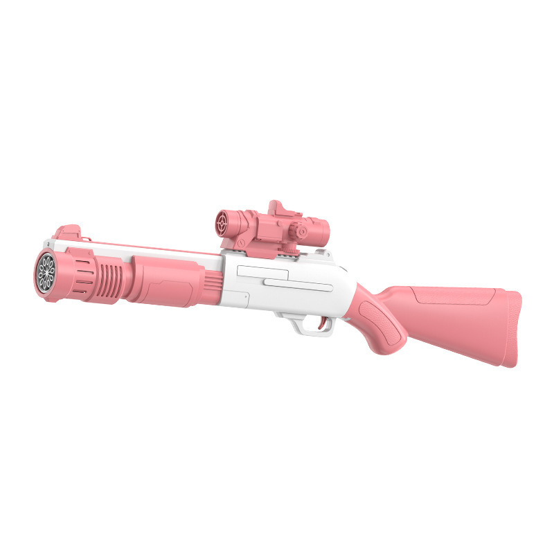 New internet-famous bubble machine, children's Lai Fu fully automatic light bubble gun, Gatling bubble gun toy Item Picture