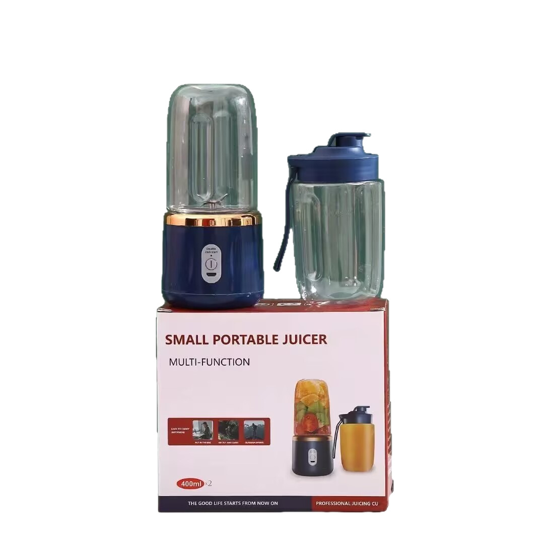 Cross-border six-blade fully automatic multi-functional juicer, portable rechargeable small household water juice Item Picture