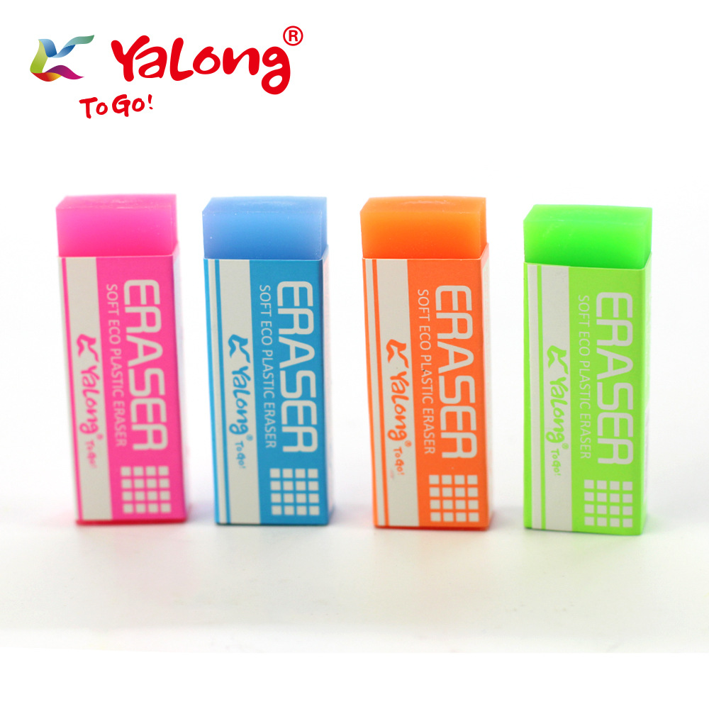 YALONG high-quality colored erasers TPR bright rubber school student supplies Application Scenario