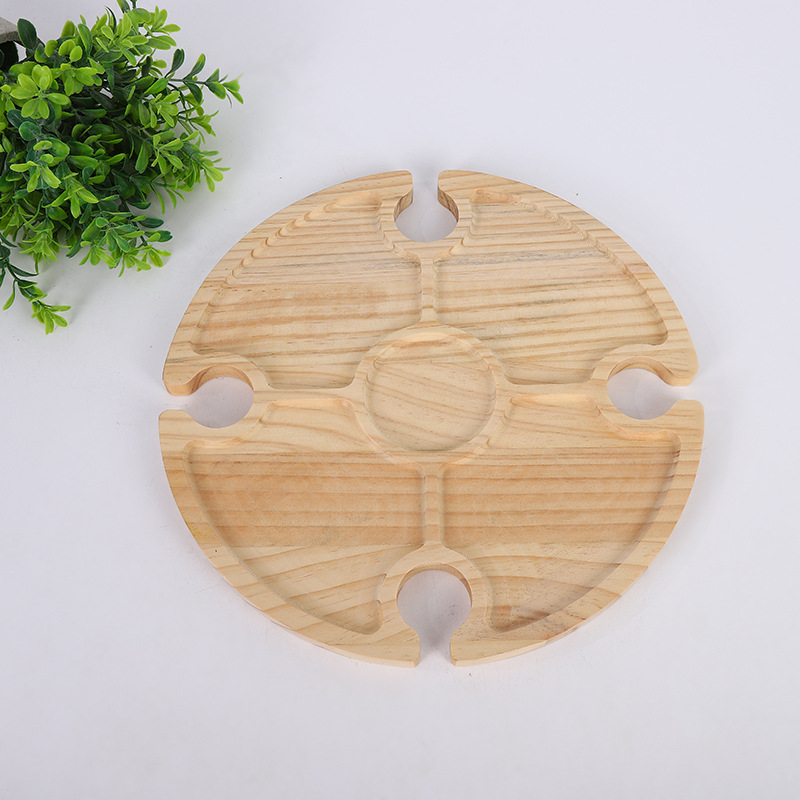 仿木托盘/木制品底座/木质工艺品激光/木制品/订婚细节图