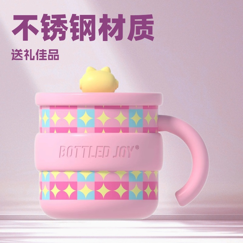 圣诞礼品马克杯吨吨杯厂家奶油胶杯双层316不锈钢保温杯咖啡杯批