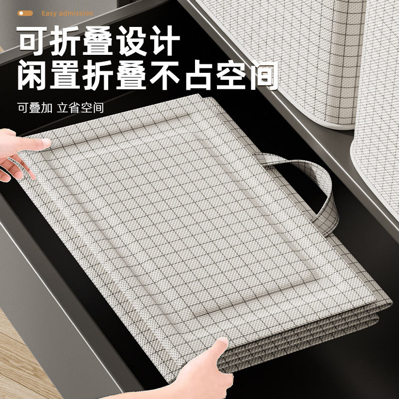 Seasonal quilt storage bags, dormitory luggage storage boxes, bedroom moving and organizing bags, waterproof packing and moving wholesale Specification drawing