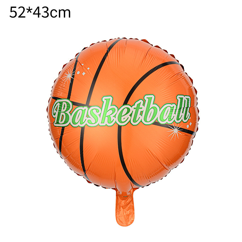 New cross-border trophies, football, basketball, rugby, baseball gloves, World Cup sports-themed party decoration balloons Item Picture