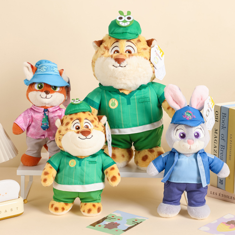 Disney official Zootopia 2 Judnick plush toy, Inspector Leopard, Lightning doll details Picture