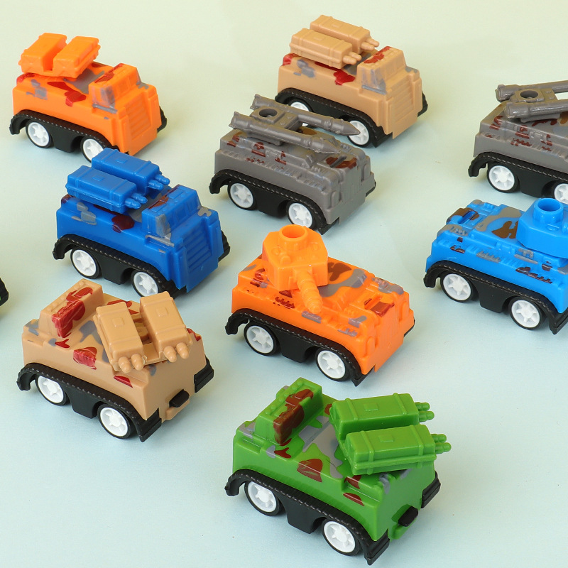 Huili military vehicle, Amazon children's toy vehicle, cartoon engineering vehicle, mini source manufacturer, export cross-border wholesale Specification image
