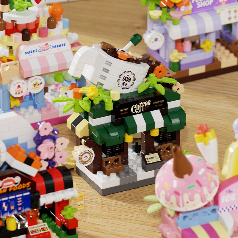 中颗粒积木实物图