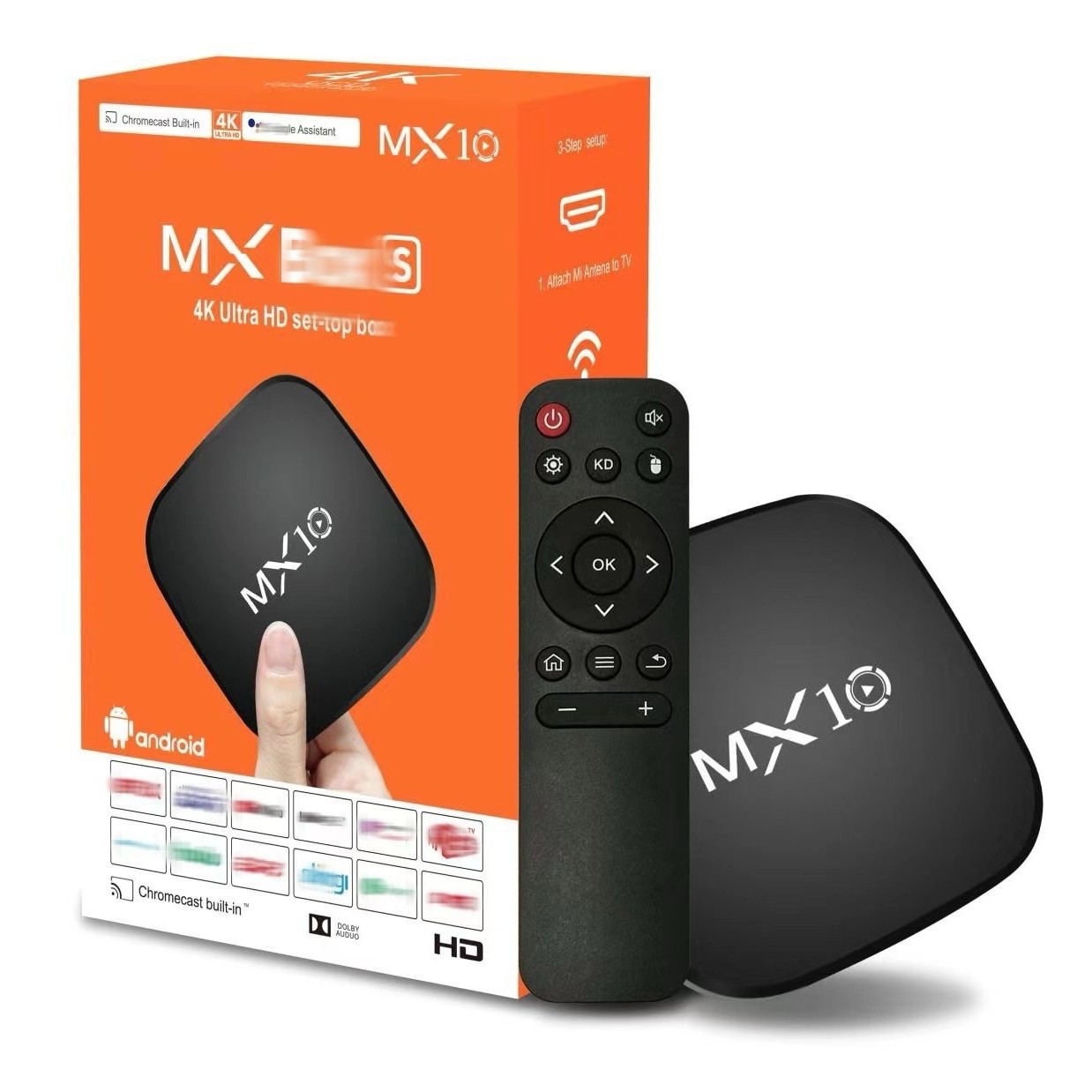 Foreign trade MX10 set-top box RK3228A Android network TVBOX 4k high-definition WiFi player TV Box