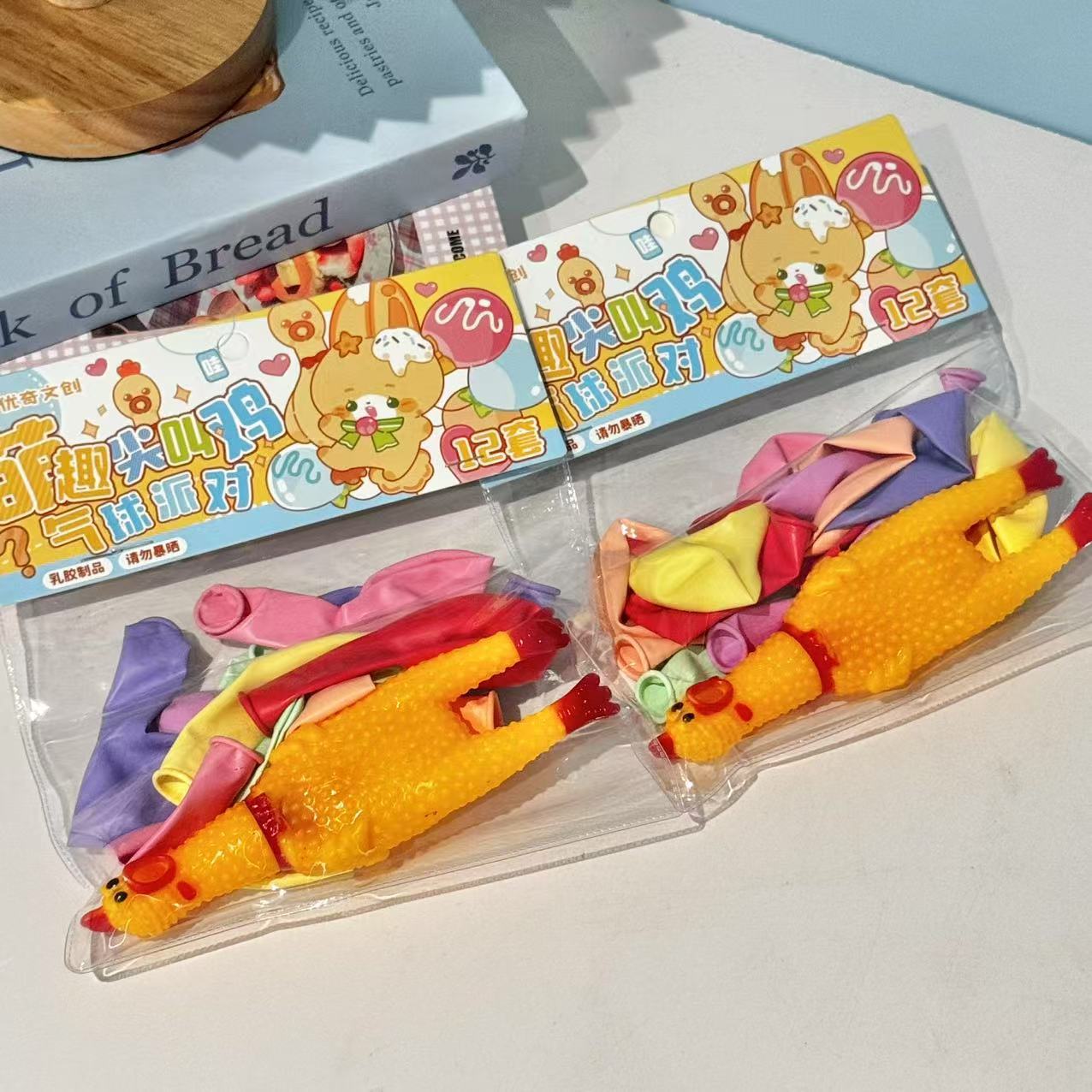 卡通气模玩具实物图