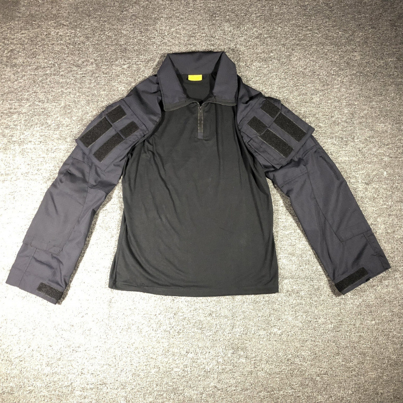 G3衣服+裤子+护具  战术蛙服经典军迷特种兵迷彩作战服GEN3迷彩服白底实物图