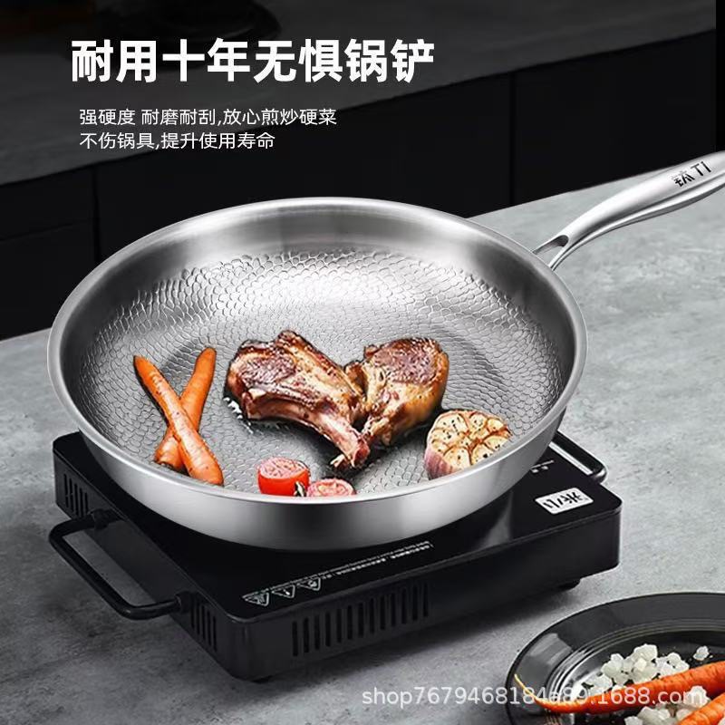 铸铁锅/煎锅/不锈钢炒锅/韩式石锅/不锈钢圆盘细节图