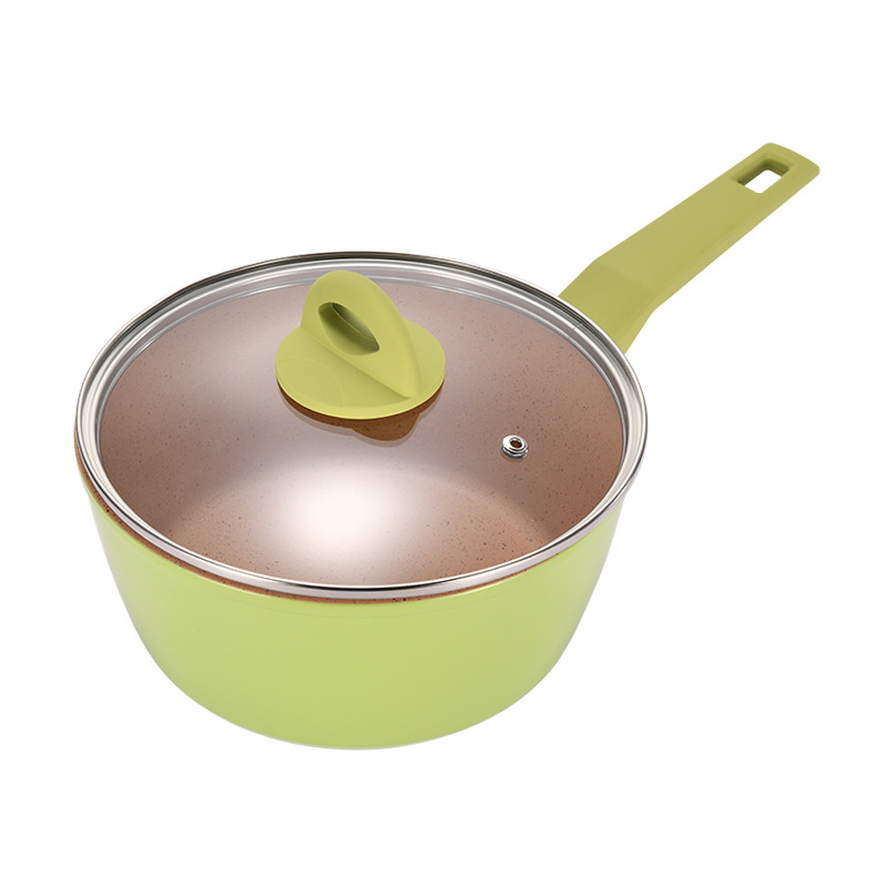 Carefully selected household baby food POTS, cute frying pan sets, children's milk POTS, instant noodle POTS, aluminum non-stick pans Item Picture