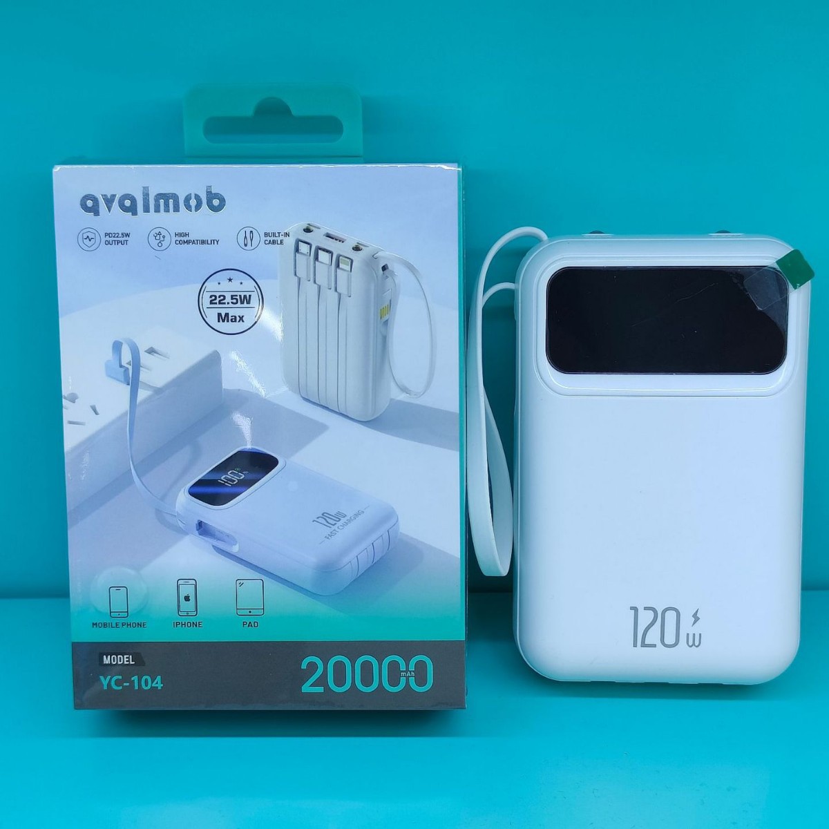 四线移动电源充电宝可上飞机大容量适用小米华为苹果闪充长续航