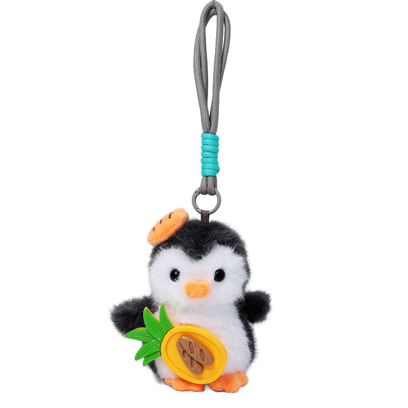 Cute dessert, penguin bag, small pendant, plush toy, doll bag, hanging decoration, bag, hanging accessory, car key chain Item Picture