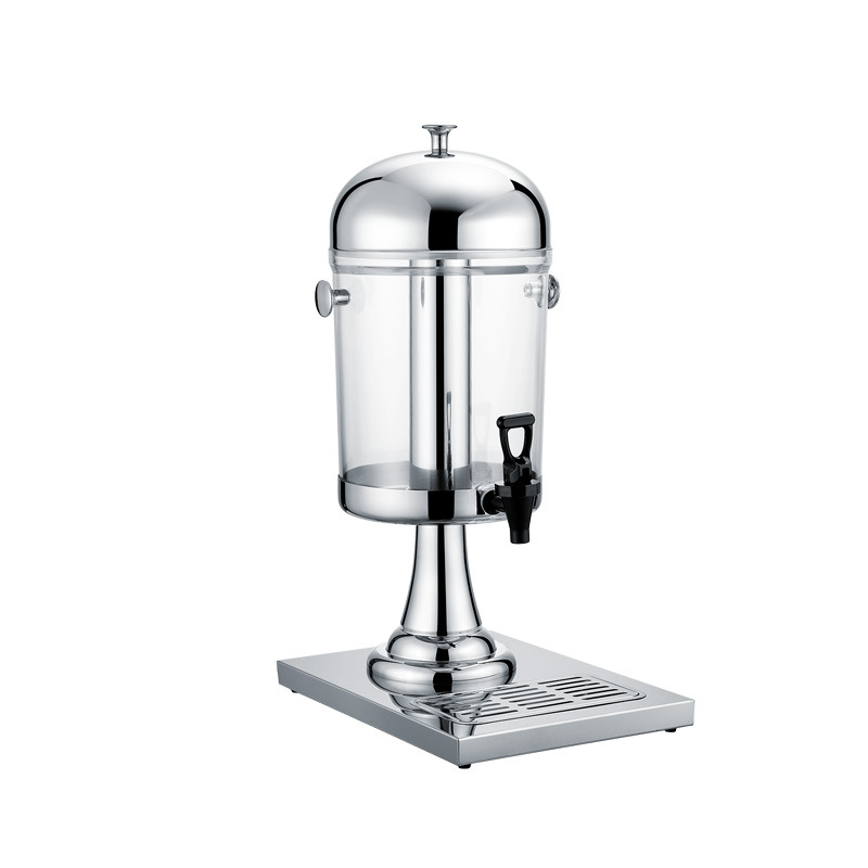 Stainless steel juice bowl, single head, double head and triple head cold drink machine, restaurant cold preservation juice machine Specification image
