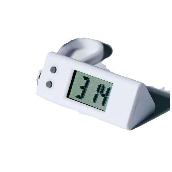 Simple mini timetable, electronic watch for student exams, desktop hour clock, portable key, small hanging watch, triangle Item Picture