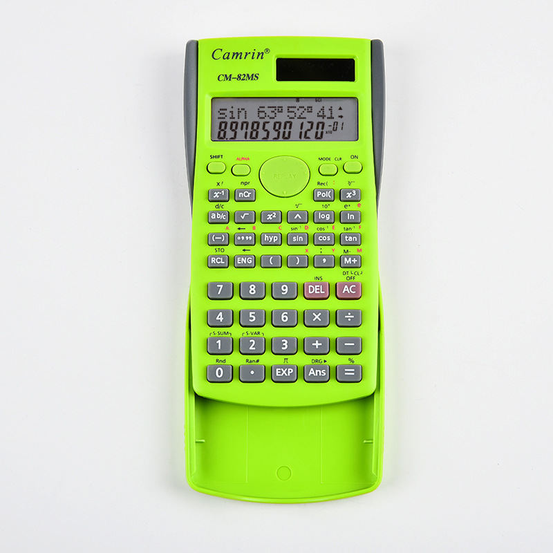 CM-82MS Camrin Function Calculator, dedicated 240 function for Science Computer student exams Specification drawing