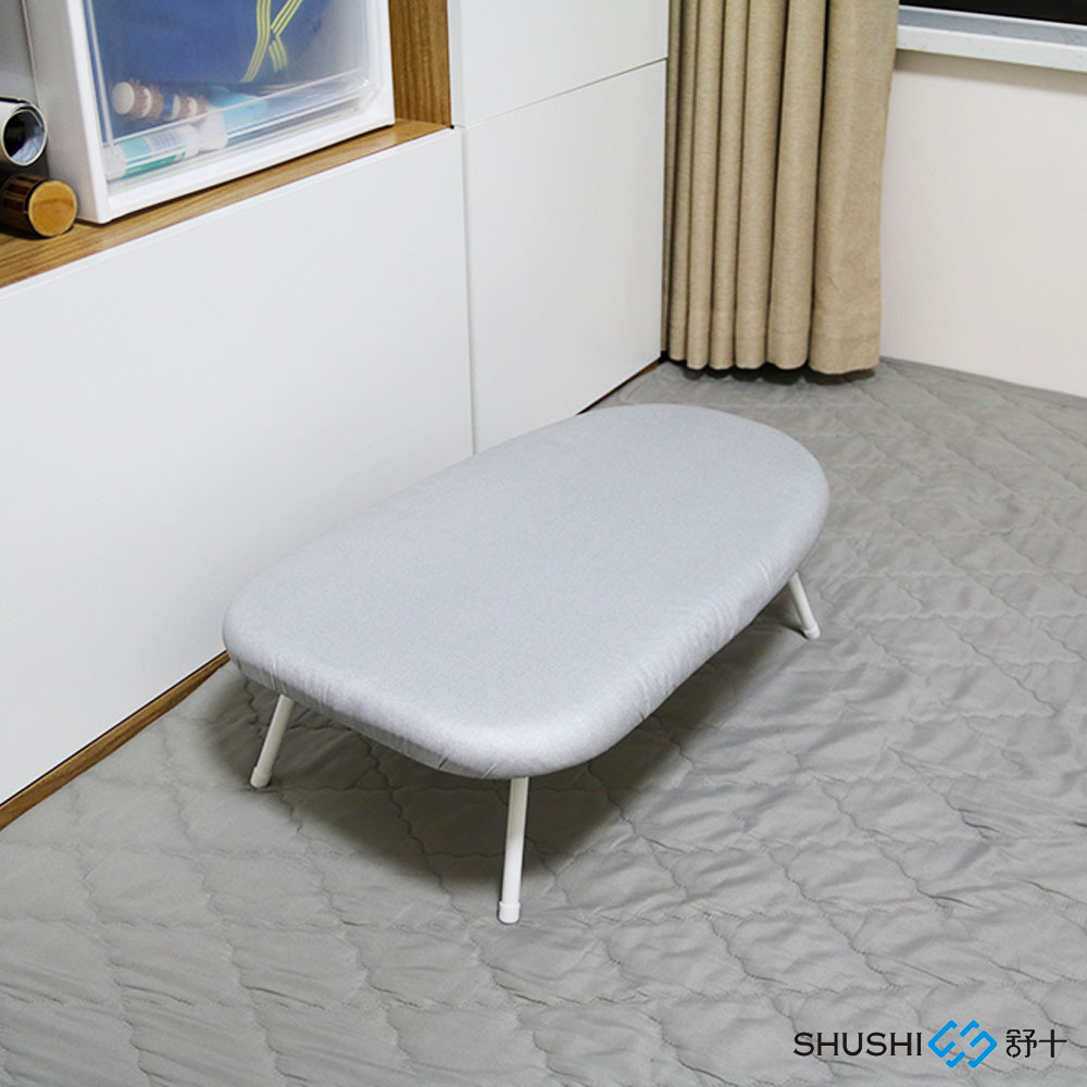 舒十简约时尚折叠钢管熨衣板日韩迷你家用烫衣台台式塑料烫衣板细节图