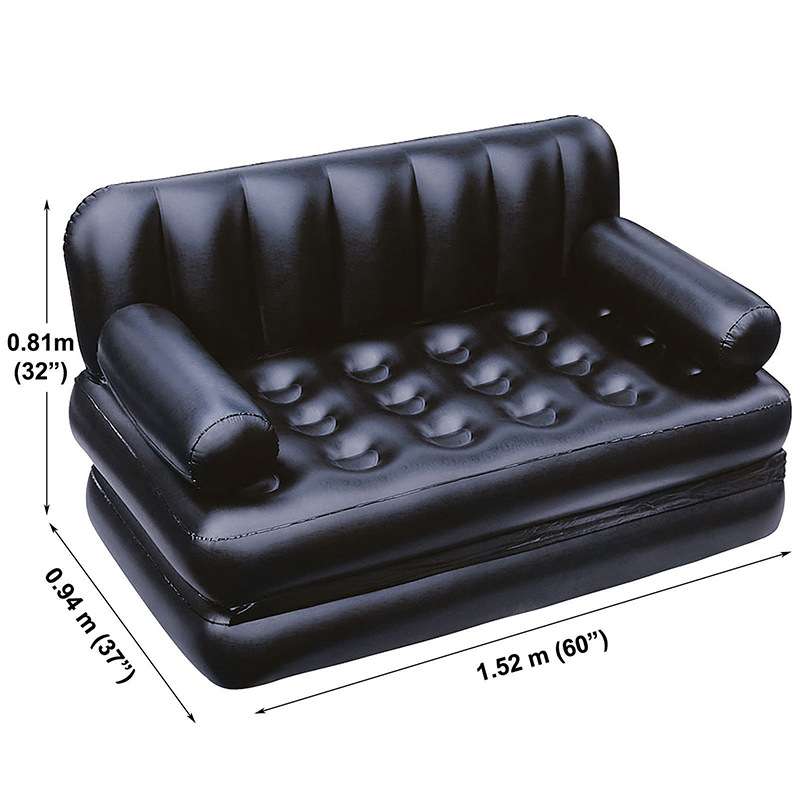 Bestway multi-functional lazy inflatable sofa, outdoor portable and storable camping bed, recommended pvc inflatable bed details Picture