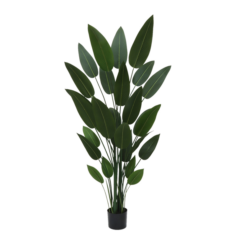 Large Nordic indoor floor-standing decorative canna lily bonsai ornaments, living room traveler's canna lily artificial trees Item Picture