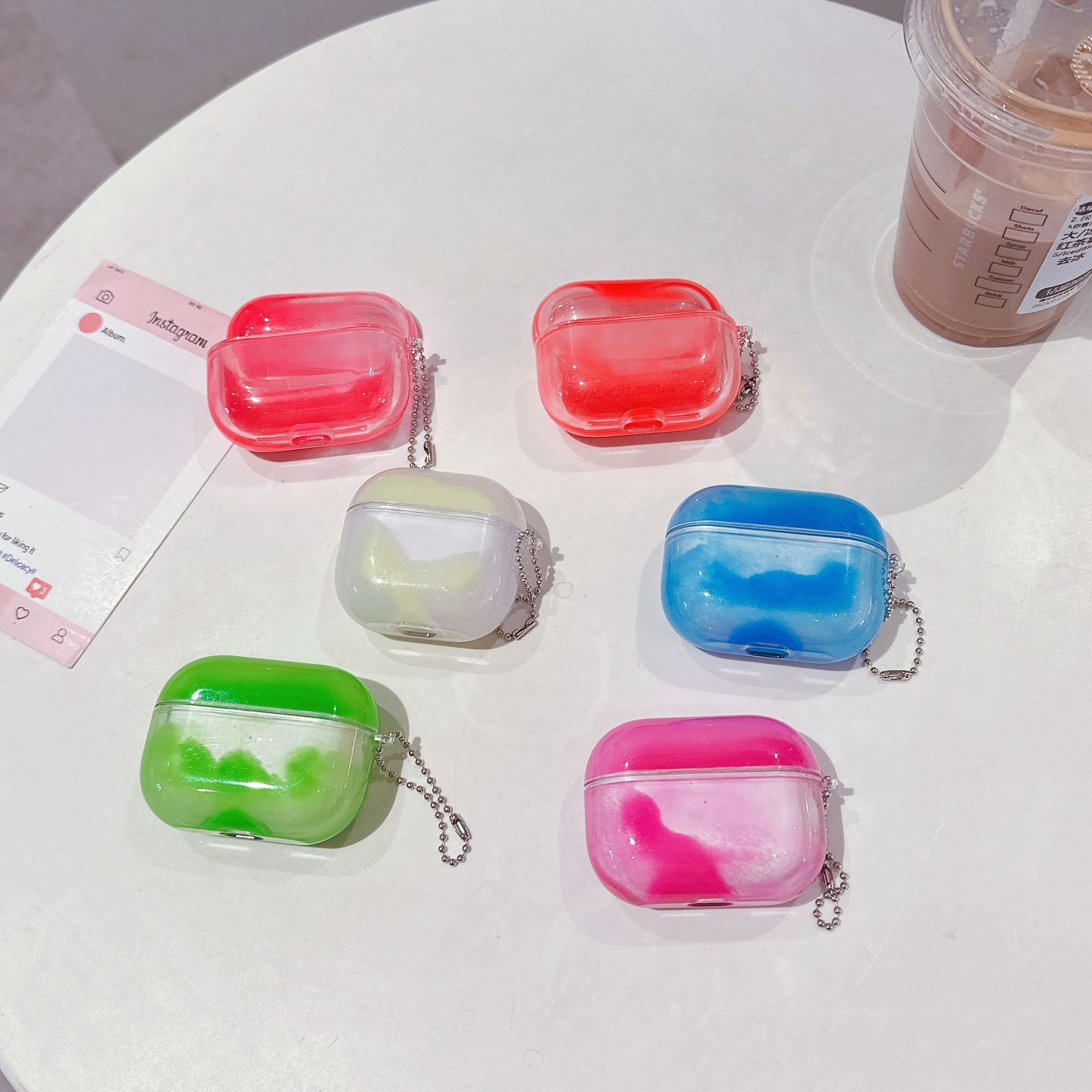 The Apple AirPods 4th generation Quicksand earphone case, the glow-in-the-dark 2nd generation anti-drop protective case, and the cross-border AirPods 3rd generation are suitable for use Application Scenario