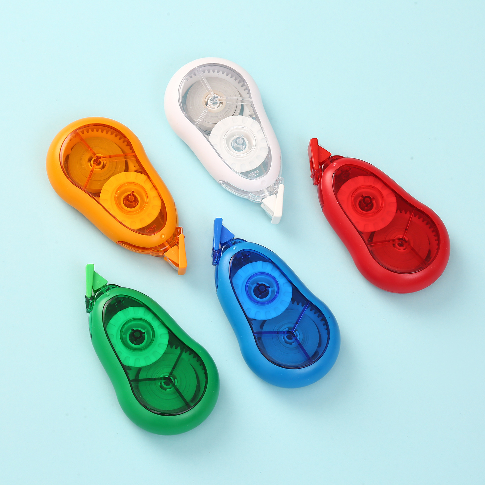 High-appearance-level correction tape, large-capacity, traceless, silent, continuous, smooth correction tape, student portable correction tape