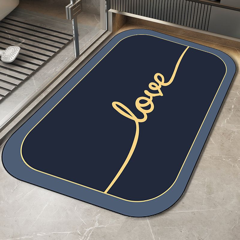 Modern and simple diatom mud floor MATS, household water-absorbing, quick-drying and dirt-resistant floor MATS, anti-slip and wear-resistant floor MATS at the bathroom door Specification image