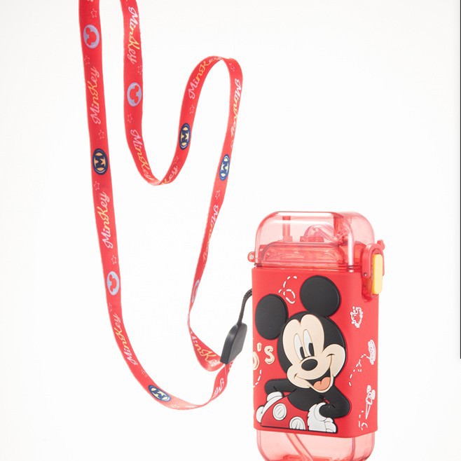 Large-capacity cartoon water cup, high appearance level children's water bottle, high-temperature resistant straw cup, outdoor water bottle, internet-famous student cup Item Picture