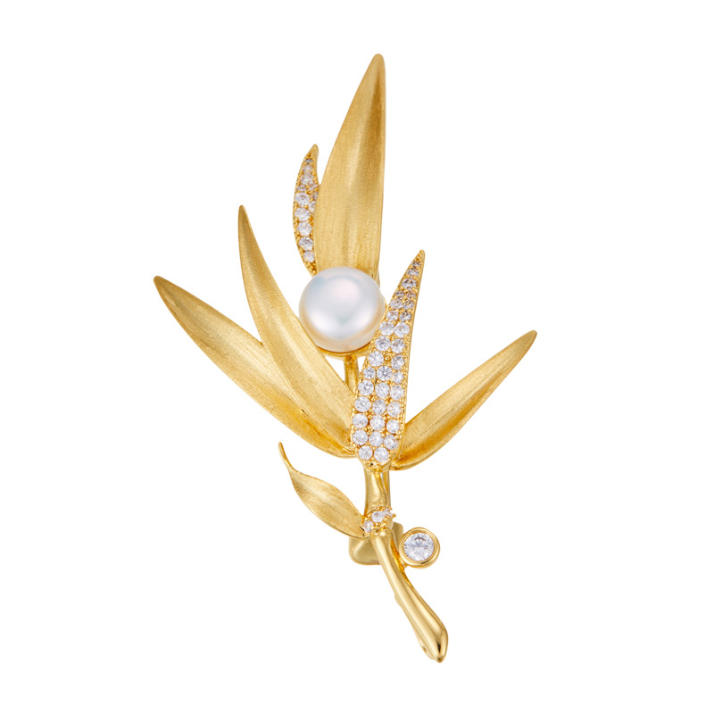 滴油徽章/滴油胸针徽章/胸针/穆斯林饰品/胸针珍珠锆石白底实物图