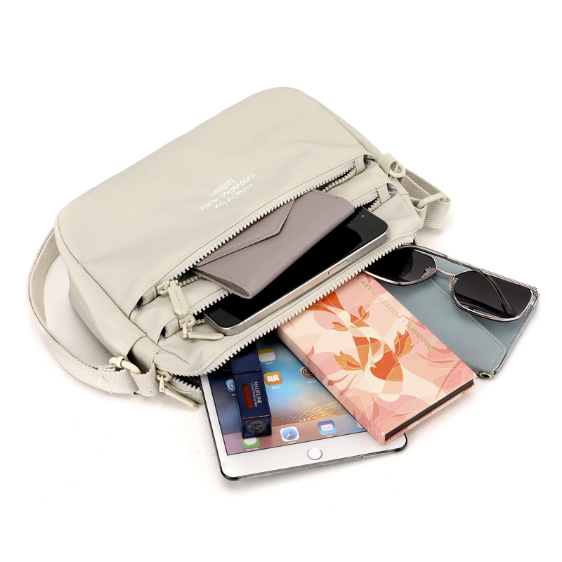 Cross-border exclusive women's fashionable and trendy single-shoulder bag, water-resistant multi-layer casual crossbody bag Application Scenario