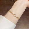This summer sweet, fresh and unique butterfly Zircon pull-out bracelet is a personalized, light luxury, simple and high-end all-purpose wristband details Picture