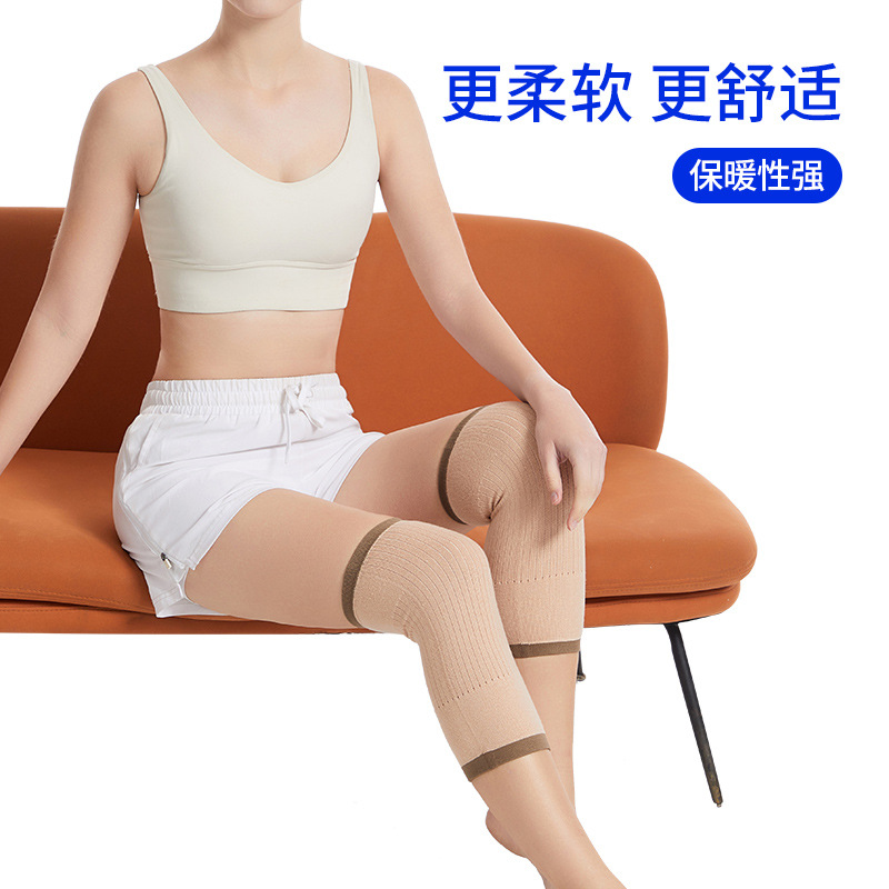 Wholesale cashmere knee pads from the manufacturer are warm, light, not bulky, comfortable and fit the skin. Wool knee pads for air conditioning in summer Application Scenario