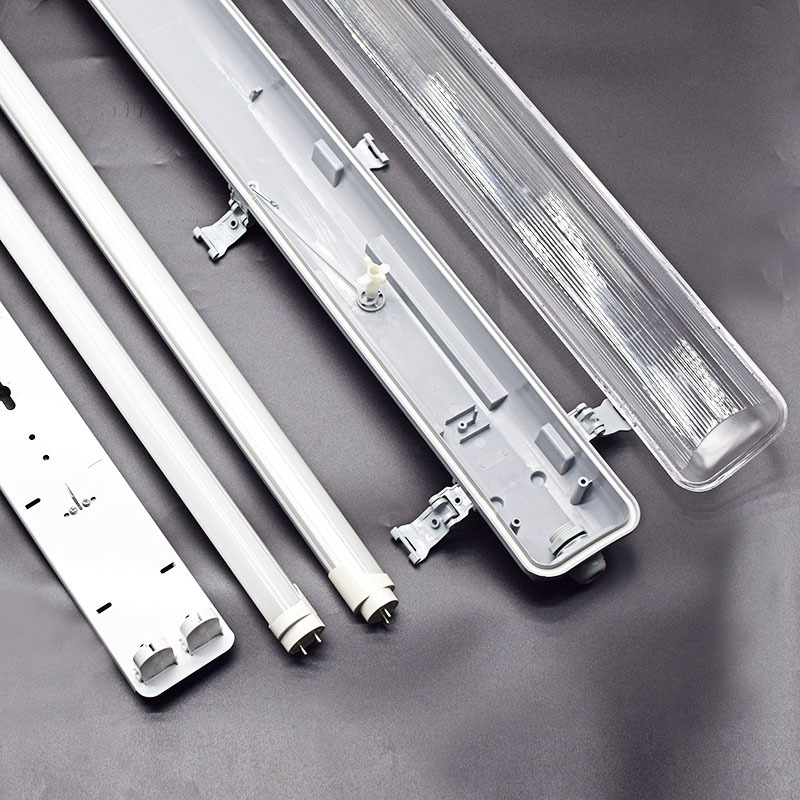 Wholesale 18W and 36W three-proof fluorescent tubes 1.2m ultra-bright t8 single and double tube fluorescent lamps, waterproof IP65 dustproof three-proof lamps Application Scenario