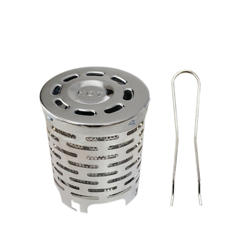 Stainless steel outdoor heating stove, portable gas stove, heating cover, convenient with handle, multi-functional camping infrared Item Picture